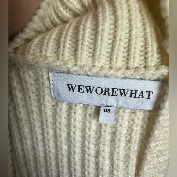 WEWOREWHAT OS CREAM CARDIGAN - Picture 5 of 6